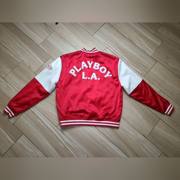 Playboy by Pacsun Jock Varsity Playboy L.A. Left My Heart In L.A. Womens XS/S - Picture 7 of 9